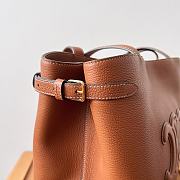 Celine Medium Cabas Anaïs Cuir Triomphe In Grained Calfskin Tan 54x29.5x15cm - 6