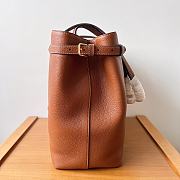 Celine Medium Cabas Anaïs Cuir Triomphe In Grained Calfskin Tan 54x29.5x15cm - 5