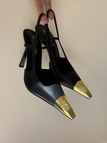 YSL Jeanne Slingback Pumps In Smooth Leather 11cm