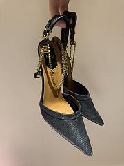 Fendi Colibrì Lite Black Mesh High-Heeled Slingbacks 85mm - 1