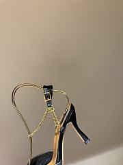 Fendi Colibrì Lite Black Mesh High-Heeled Slingbacks 85mm - 2