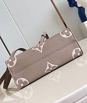 LV Onthego PM Tourterelle/ Crème M45779 25x19x11.5cm - 4