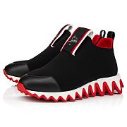 CL Tiketa Run Sneakers Neoprene And Calf Leather Black - 1