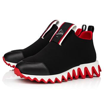 CL Tiketa Run Sneakers Neoprene And Calf Leather Black