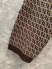 Fendi Brown FF Cotton Dress - 5