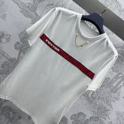 Vuitton Strap T-shirt White/ Black LV x America's Cup 2024 Capsule 1AFYPW - 2