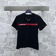 Vuitton Strap T-shirt White/ Black LV x America's Cup 2024 Capsule 1AFYPW - 4