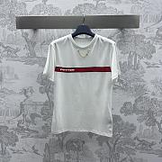 Vuitton Strap T-shirt White/ Black LV x America's Cup 2024 Capsule 1AFYPW - 6