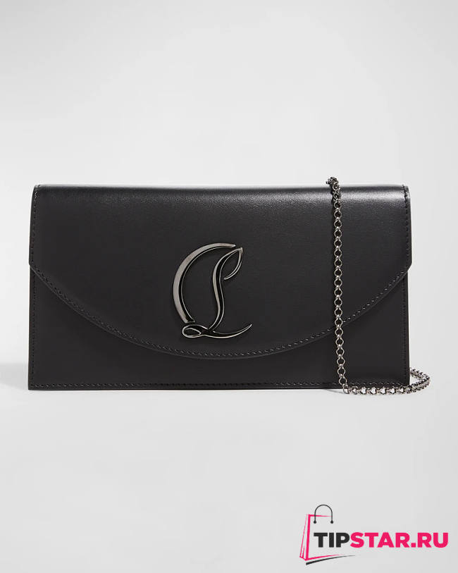 CL Loubi54 Wallet on Chain in Leather Black 10.5x19x4.5cm - 1