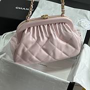 CC Clutch Lambskin Light Pink 16×24×8cm - 4