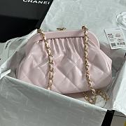 CC Clutch Lambskin Light Pink 16×24×8cm - 3