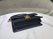 Medium Dior Ange Bag Black Macrocannage Calfskin 26x17x9cm - 3