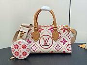 LV OnTheGo East West Monogram Tiles Canvas M25318 25x13x10cm - 6