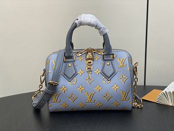 LV Speedy Bandoulière 20 Baby Blue M25454 20x15x12.5cm