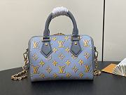 LV Speedy Bandoulière 20 Baby Blue M25454 20x15x12.5cm - 4