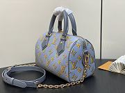 LV Speedy Bandoulière 20 Baby Blue M25454 20x15x12.5cm - 2