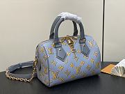 LV Speedy Bandoulière 20 Baby Blue M25454 20x15x12.5cm - 3