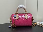 LV Nano Speedy Monogram Vernis Neon Pink M83273 16x10x7.5cm - 1