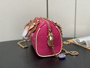 LV Nano Speedy Monogram Vernis Neon Pink M83273 16x10x7.5cm - 2