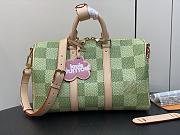 LV Keepall Bandoulière 35 Bag Damier Golf Canvas Green N40671 34x21x16cm - 1