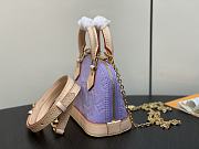 LV Nano Alma Monogram Vernis Glossy Lilac M82974 18x12x8cm - 6