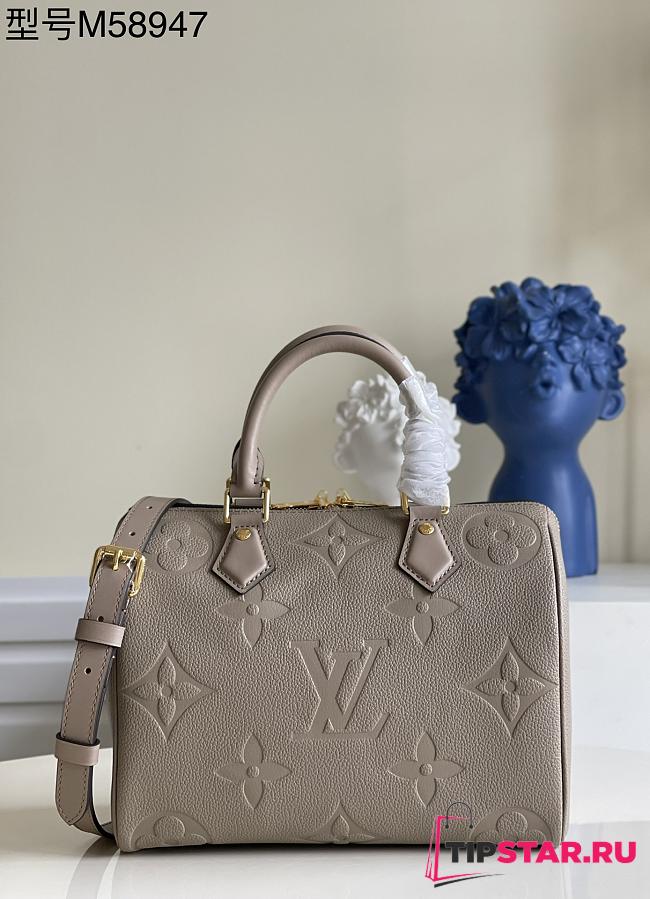 LV Speedy Bandoulière 25 Beige 25x19x15cm - 1