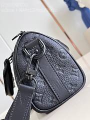 LV Keepall Bandoulière 25 Bag Black 25x15x11cm - 6