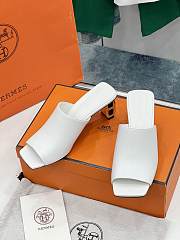 Hermes Iconique 60 sandal White  - 5