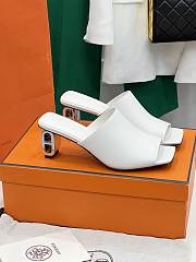 Hermes Iconique 60 sandal White  - 3