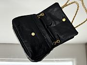 Balenciaga BLACK ‘Monaco M’ Shoulder Bag Mini Size 24.8x22x12cm - 4