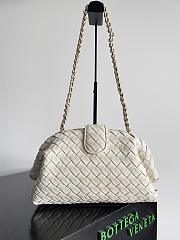 Bottega Veneta Women's Lauren Clutch White 31.5x16.5x11cm - 1