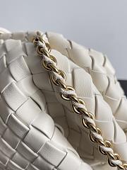 Bottega Veneta Women's Lauren Clutch White 31.5x16.5x11cm - 4