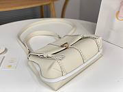 Chloe Penelope Large Tumbled Leather White 35x24x13cm - 5