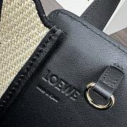 Loewe Soft calf leather Hammock Compact Bag Black 14.5x21x25cm - 2