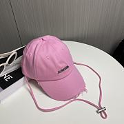  Jacquemu high version baseball cap Pink - 5