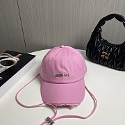  Jacquemu high version baseball cap Pink - 3