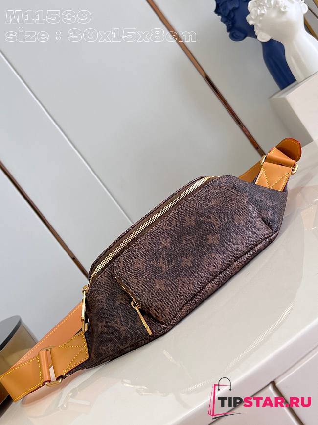 LV Rush Canvas Monogram Brown 30x15x8cm - 1