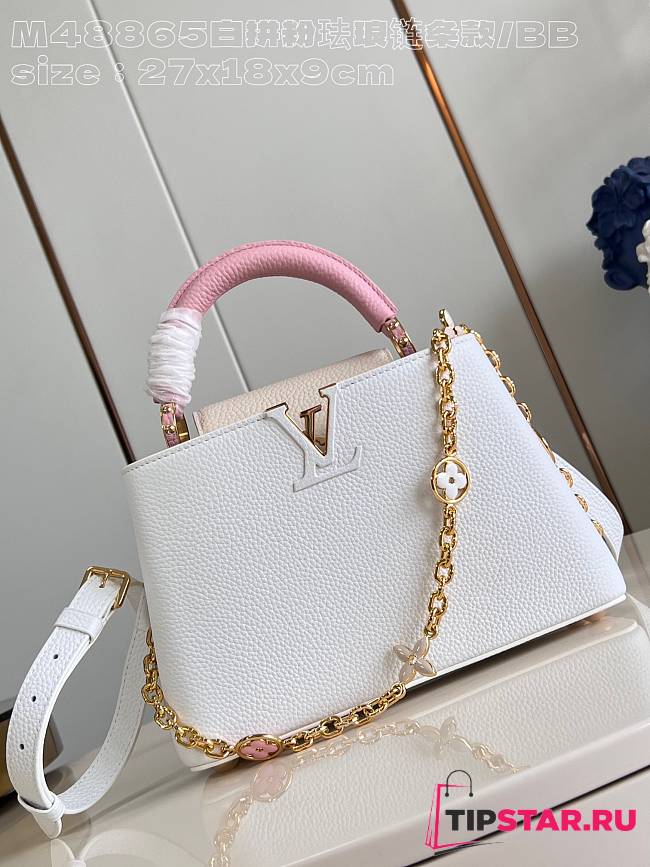 LV Crossbody Bags Pink 27x18x9cm  - 1