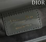 Dior Dior Small Lady D-Joy Bag Pale Grey Cannage Lambskin 16.5x6x10cm - 4