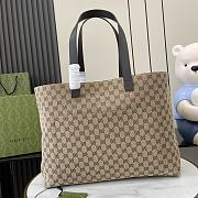 Gucci Large tote bag Beige and ebony Original 45x32x15cm - 4