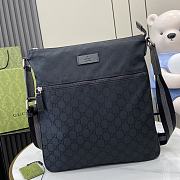 Gucci Crossbody Bag Black Supreme canva 30.5x33x2cm - 1