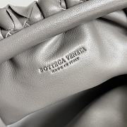 Bottega Veneta Graphite Grey Lambskin 13x22x5cm - 2