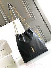 YSL JAMIE 4.3 POCHON lambskin chain bag Black 38x33x2cm  - 1