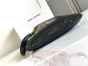 YSL JAMIE 4.3 POCHON lambskin chain bag Black 38x33x2cm  - 6