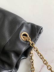 YSL JAMIE 4.3 POCHON lambskin chain bag Black 38x33x2cm  - 5