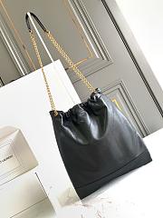 YSL JAMIE 4.3 POCHON lambskin chain bag Black 38x33x2cm  - 3