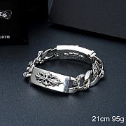 Chrome hearts Crusader Flower Sword Men's Bracelet  - 4