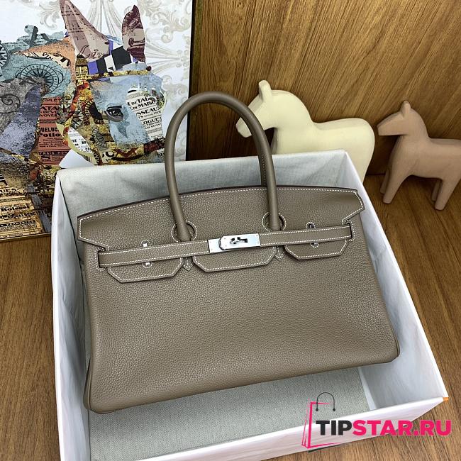 Hermes Birkin Grey 19x25x13cm  - 1