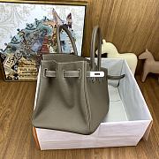 Hermes Birkin Grey 19x25x13cm  - 6