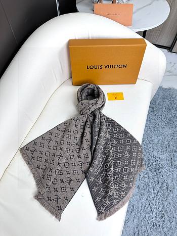 Louis Vuitton M78524 Monogram Classic Scarf And Cashmere 